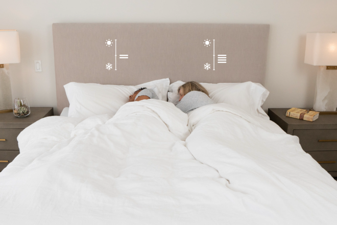 Perfectly snug Cooling air conditioned smart bed