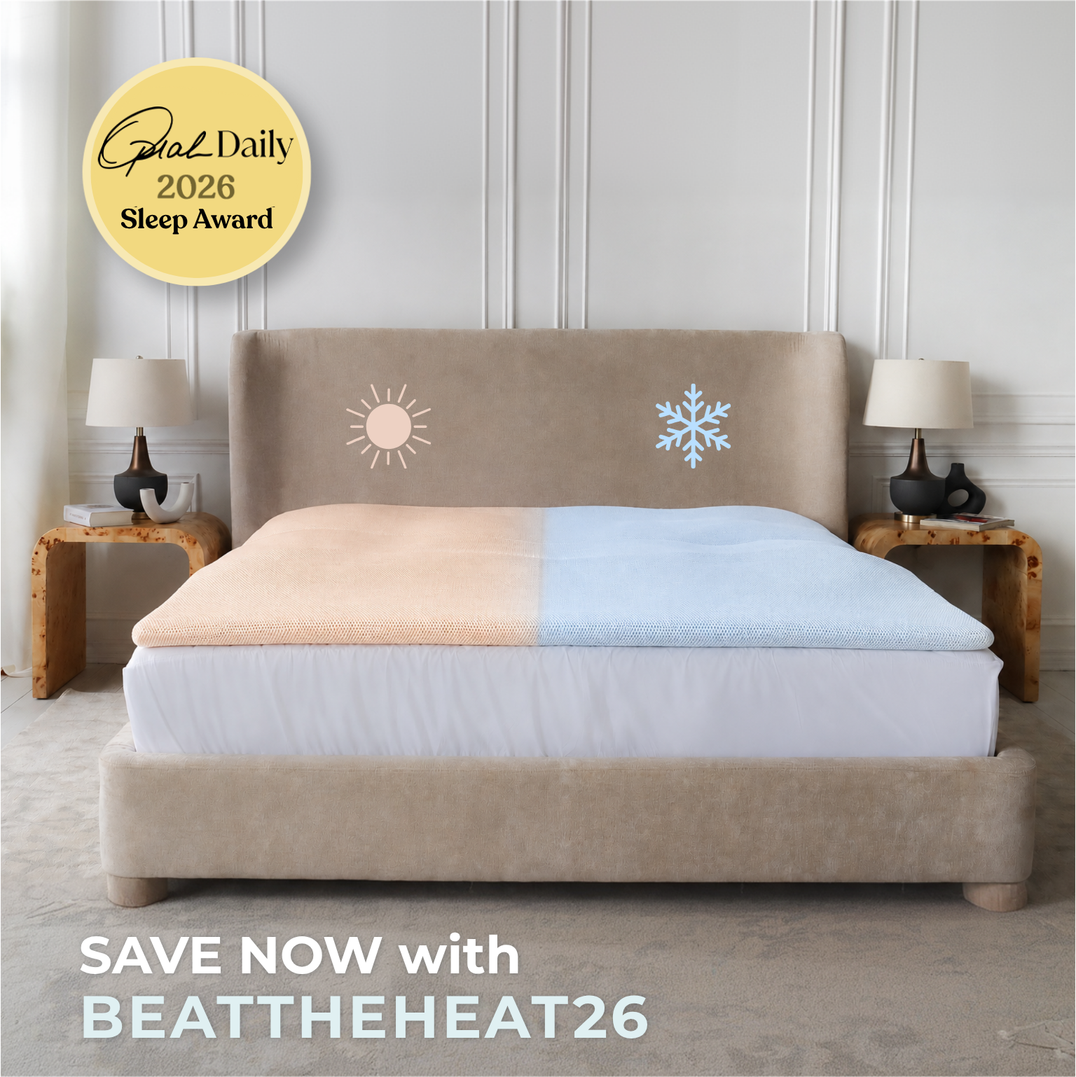 The Smart Topper - Cooling Mattress Topper