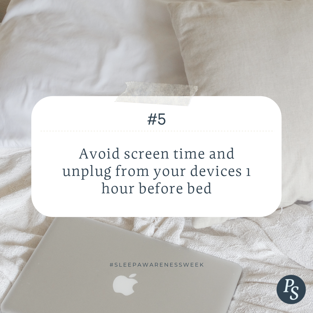 Sleep Tip #5: Put Away the Devices