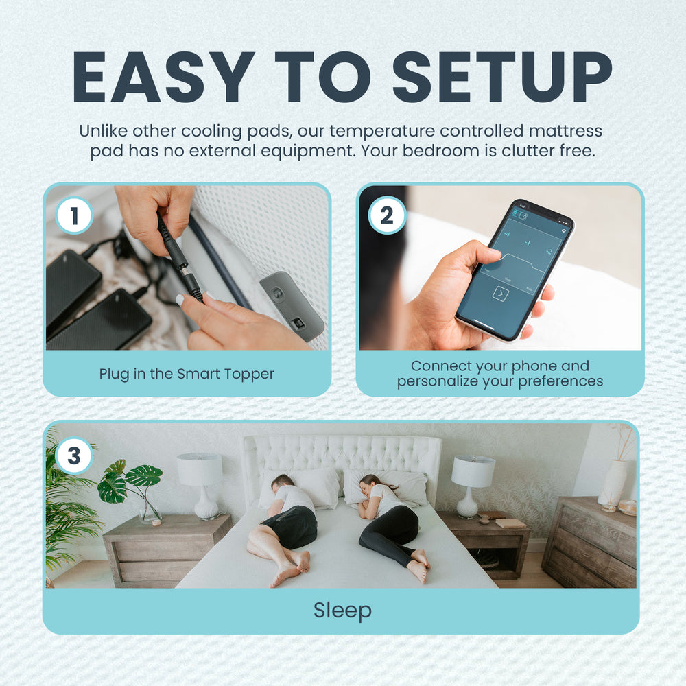The Smart Topper | Cooling Air-Conditioned Smart Bed Topper
